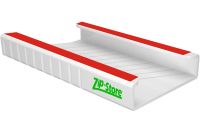 Підвісний органайзер тримач пакетів Zip Store Organizer на полицю холодильника, Висувна полиця для зберігання вакуумних пакетів на дверцята Біла