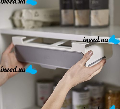 Підвісний органайзер для спецій Joseph Joseph Spice Rack 85147 7 банок, Навісна полиця для приправ, набір баночок для сипучих продуктів в холодильник
