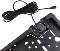 Автомобільна камера заднього виду в рамці номерного знака Car Cam Parking sensor 5429 з парктроніком, Тримач рамка для номера з камерою, Авторамка