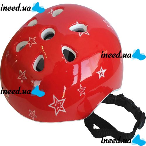 Children's Protection Kit 7in1 Kids Sport 44529 knee pads, elbow pads gloves and helmet for roller skating, Children's protection with bicycle helmet