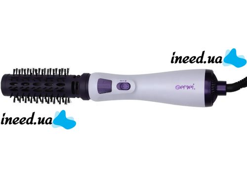 Hair Dryer Comb for drying hair Gemei GM-4826 1000W Rotating Hair Dryer styler, brush comb, multi-styler for styling, curling and curls Geemy