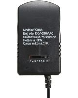 Универсальный сетевой адаптер 12V 2.5А 7in1 SL-668 30W блок питания с регулировкой переменного тока с переходниками и защитой от перегрузки YX-668