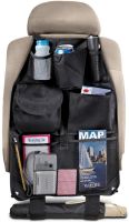 Автомобільний органайзер на спинку переднього сидіння Est Car Back Seat Organizer накидка для зберігання в машину, сумка чохол з кишенями в авто Чорна
