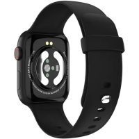 Наручні Смарт годинник Smart Watch T500 Спортивні з мікрофоном, тонометром IP67 Aluminium 44mm Розумні годинник з функціями фітнесу та здоров'я чорні