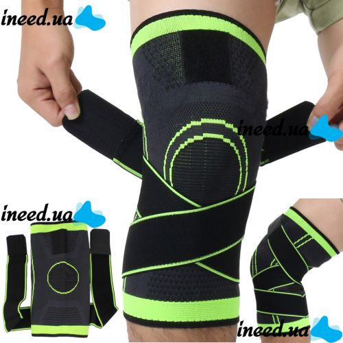 Эластичный бандаж коленного сустава Knee Support WN-26 Фиксатор колена, Наколенник компрессионный для защиты суставов Supretto Двигайся легко