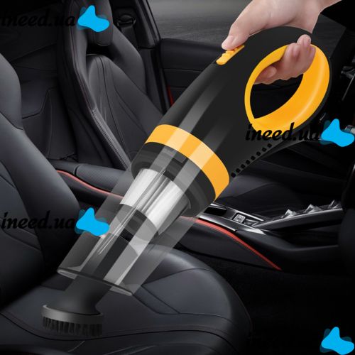 Беспроводной автомобильный пылесос Prokvel Mini Car Vacuum Cleaner 120W на аккумуляторе, Аккумуляторный ручной автопылесос от USB для автомобиля