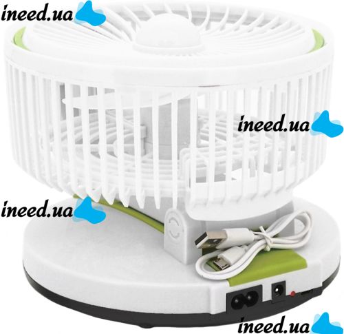 Hurry Bolt HB-2019 LED Lighted Cordless Folding Air Cooler 8" Inch Cordless Folding Air Cooler with 18650 Battery