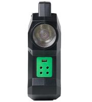 Автономная солнечная станция GDlite GD-1000A зарядная система Power Bank, Фонарь и 4 LED лампочки с функцией повербанка и радио для кемпинга Черная