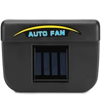 Автомобільний віконний вентилятор Solar Auto Fan на сонячній батареї з гумовою трубкою для кріплення на бічне скло, система охолодження машини