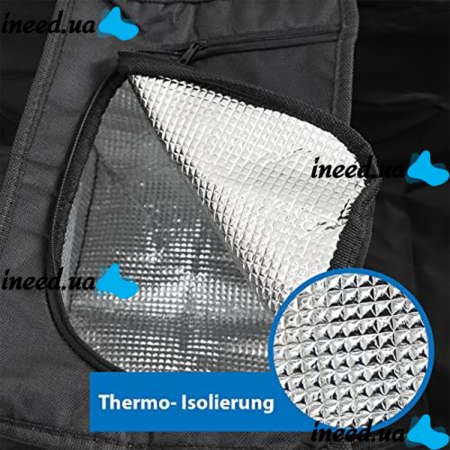 Folding Bag Organizer Trunk Organizer & Cooler in the trunk of the car, Folding nylon container with a thermal compartment, Refrigerator organizer in the car
