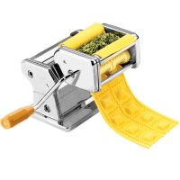 Настільна равіольніца Ravioli Maker Rainberg RB-911 Ручна локшинорізка машинка з насадками для приготування равіолі, локшини, пасти і для розкочування тіста 20x21 см