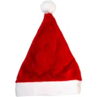 Original Santa Claus Adult New Year Costume for New Year, Universal Santa Claus Set Santa Claus Hat Fur Coat Belt Beard for Adults Red