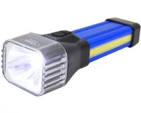 Ручний акумуляторний ліхтарик COBA CB-888 5W з боковим світлом 26 LED, кишеньковий Світлодіодний ліхтар СОВА YYC-C69 до 150 метрів 5 режимів USB Синій