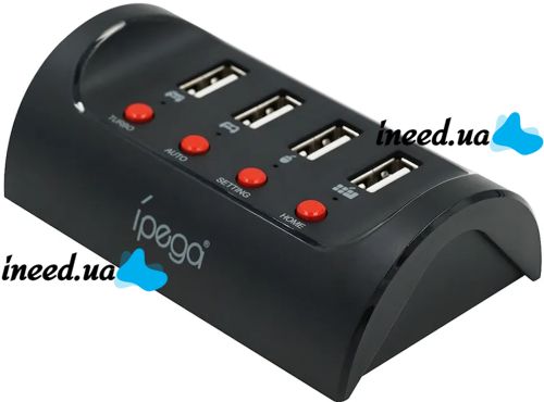 Keyboard and mouse adapter to PS4 XBox Switch IPega 9133 control converter, adapter for connecting joysticks on USB game console