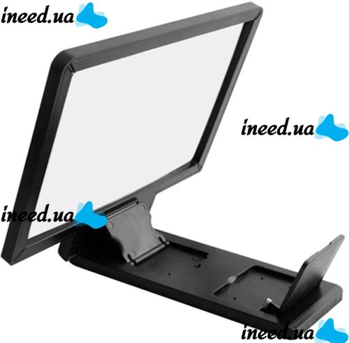 3D збільшувач екрану Enlarged Screen Mobile Phone F1 для телефону, смартфона, збільшувальне скло 26x19 см 3Д збільшувальна підставка, тримач