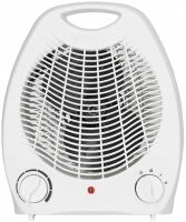Электрический тепловентилятор Domotec MS-5901 дуйка с 3 режима терморегуляции и ручкой, напольный обогреватель для дома на 22 кв.м. 2000W Белый