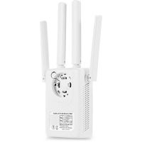 PIX-LINK LV-WR09 Wi-Fi Signal Repeater with 4 built-in Antennas Amplifier, Repeater, Router up to 300 MB/s, Mini WiFi Router Repeater/AP