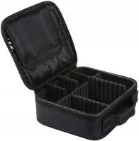 Органайзер для зберігання косметики Niceland Beauty box MAG - 590 з ручкою для перенесення, Дорожня водонепроникна косметичка, б'юті кейс Чорна