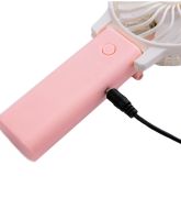 Folding Rechargeable Mini Fan Cartoon Cat Cartoon with Ears , Handheld Portable USB Fan with Folding Handle on Battery