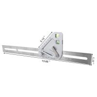 Metric square for Common carpenters with a level ( construction angle ruler )