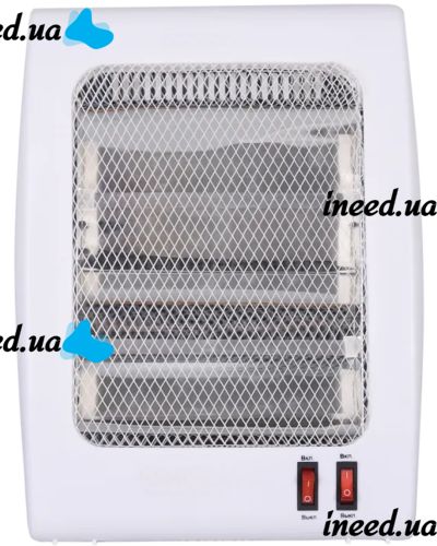 Кварцовий інфрачервоний обігрівач Esperanza QH-800A 800w Білий підлоговий електрообігрівач 2 режими, Настільний Електричний