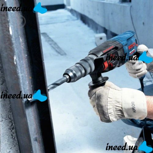 Сетевой перфоратор Bosch Professional GBH 2-26 DRE 800W со сменным зубчатым патроном для проделывания штроб, Электроперфоратор Бош 800Вт в чемодане