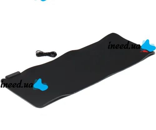 Gaming computer mouse pad Jedel MP-02 30x80 cm gaming surface with RGB backlight for PC and laptop computer mouse from USB XL-1747
