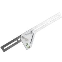 Metric square for Common carpenters with a level ( construction angle ruler )