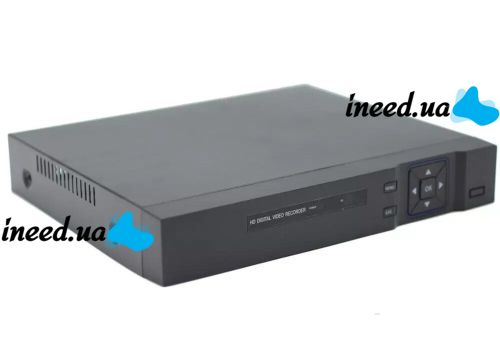 Wired DVR UKC CAD 1216 AHD 16 Channel, Network IP Recorder for 16 Cameras for Video Surveillance and Camera Control Black