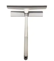 Multifunctional Rotating Brush for Washing windows and Panes 3 in 1 Squegee Window Cleaner 360°, Water Scraper for hard-to-reach places of glass