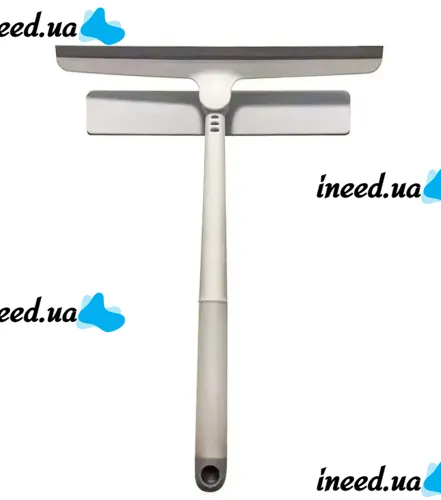 Multifunctional Rotating Brush for Washing windows and Panes 3 in 1 Squegee Window Cleaner 360°, Water Scraper for hard-to-reach places of glass