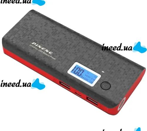Portable charger PINENG PN-968 Power Bank 10000 mah with LCD display