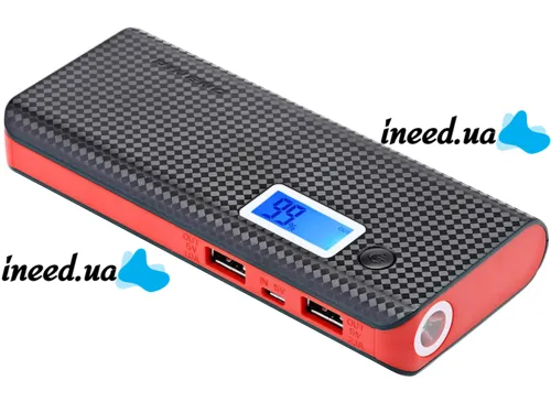 Portable charger PINENG PN-968 Power Bank 10000 mah with LCD display