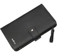 Жіночий гаманець клатч Baellerry Miracle JC224 Black з відділенням для телефону на кнопці, жіноче портмоне на 17 відділень для купюр і монет Чорний