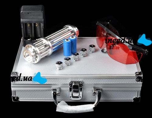 Burning Laser Pointer B017 Blue 20000 MW Blue, Blue laser in a case