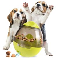 Кормушка с отверстием для еды Eating Sport 2 в 1, Стакан для домашних животных, Интерактивная Игрушка диспенсер для собак и котов для дома Зеленая