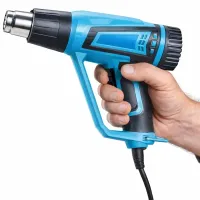 Промисловий мережевий фен Makita HG5030K 1600W з 4 насадками 2 режими для пайки зняття фарби і термоусадки, тепловий будівельний фен від мережі