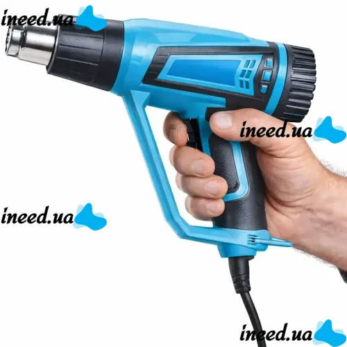 Промисловий мережевий фен Makita HG5030K 1600W з 4 насадками 2 режими для пайки зняття фарби і термоусадки, тепловий будівельний фен від мережі