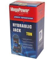 Автомобільний гідравлічний домкрат MegaPower M - 91004 пляшкового типу до 10 тонн, одноштоковий домкрат стовпчик 230-460 мм до 10000 кг для машини