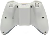 Microsoft Xbox 360 Wireless Joystick White Original Gaming Gamepad, Vibration Controller for Set-top Box and Battery-powered PC White