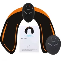 Myostimulator for buttocks and thighs EMS Hips Trainer vibrating pulse cellulite trainer, muscle firmness massager with remote control