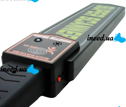 Металодетектор ручний доглядовий Super Scanner GP-3003b1, Високочутливий металошукач HD-3003be Metal Detector сканер пошуку металу