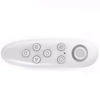 Joystick for VR BOX Goggles Controller T2 Bluetooth Gamepad, Universal Remote Control for Virtual Reality Goggles Android PC, iOS White