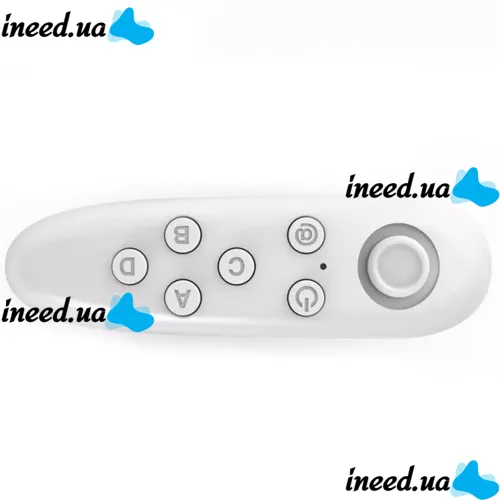 Joystick for VR BOX Goggles Controller T2 Bluetooth Gamepad, Universal Remote Control for Virtual Reality Goggles Android PC, iOS White