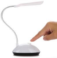 Настольная светодиодная гибкая лампа LED Desk Light X-7188 на батарейках, Беспроводной настольный мини светильник с механическим выключателем BL-7188