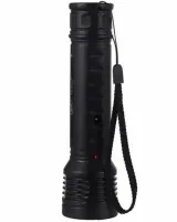Ручний акумуляторний ліхтарик X-Balog BL YW-037 3W з гнучкою LED лампою і сонячною панеллю Туристичний ліхтар Power Bank Yawang для кемпінгу Чорний