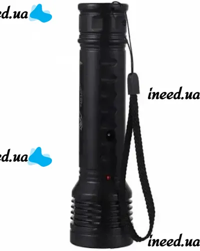 Ручний акумуляторний ліхтарик X-Balog BL YW-037 3W з гнучкою LED лампою і сонячною панеллю Туристичний ліхтар Power Bank Yawang для кемпінгу Чорний