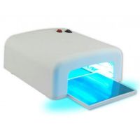 УФ Лампа Global Fashion 818 LED 36 W для сушки и наращивания ногтей глянцевая 4 лампы сменные 36 ВТ