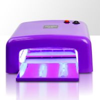 УФ Лампа Global Fashion 818 LED 36 W для сушки и наращивания ногтей глянцевая 4 лампы сменные 36 ВТ