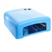 УФ Лампа Global Fashion 818 LED 36 W для сушки и наращивания ногтей глянцевая 4 лампы сменные 36 ВТ